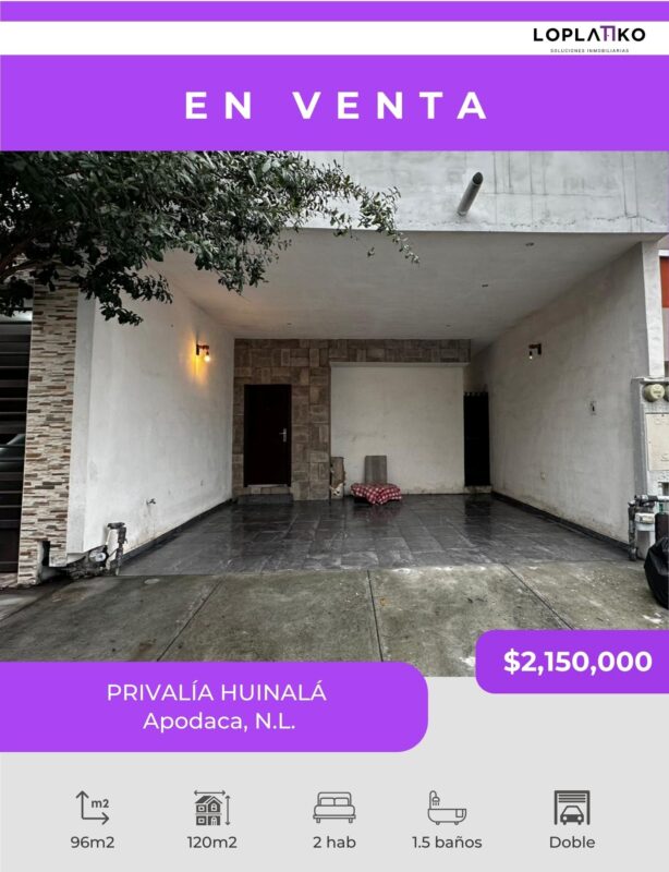 Casa en venta, Privalia Huinalá, Apodaca, Nuevo León