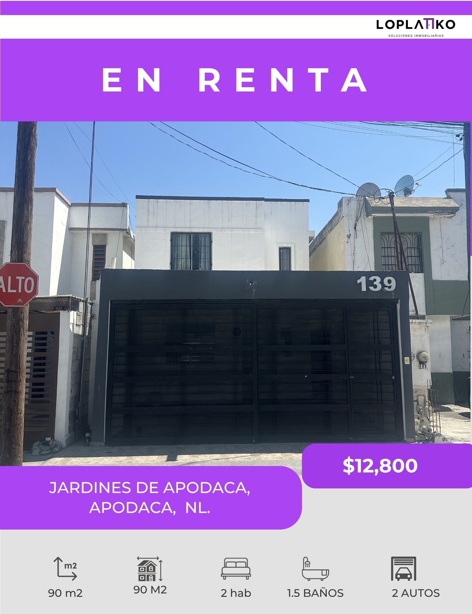 Casa en renta en Jardines de Apodaca