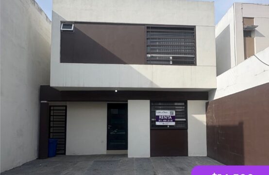 CASA EN RENTA CERRADAS DE SANTA ROSA, APODACA, N.L.